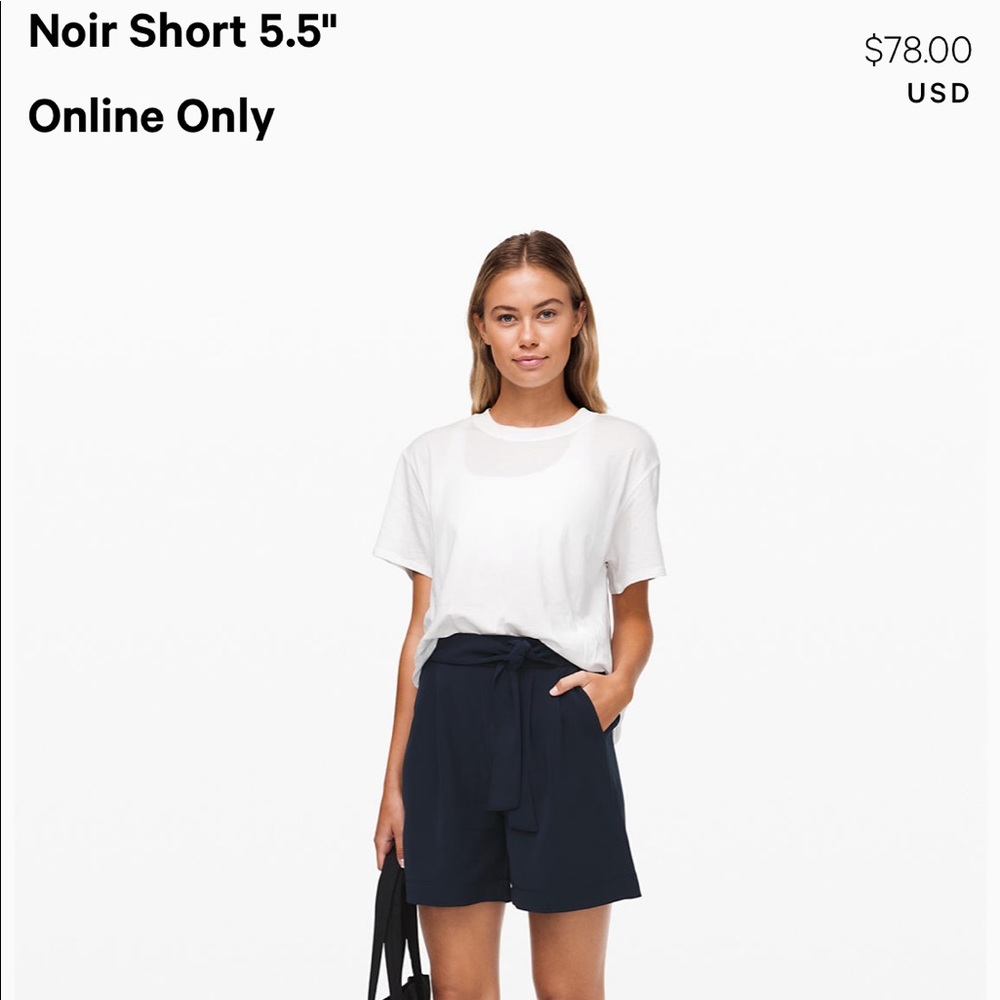 Lululemon noir shorts